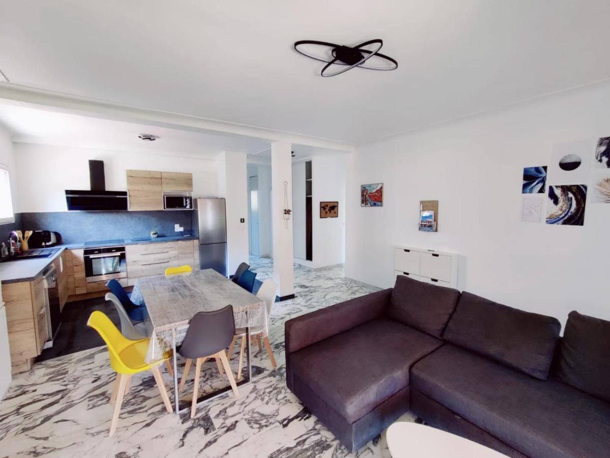 Le Castel - Haut de villa - climatisé - barbecue - jardin Cagnes-sur-Mer Extérieur photo