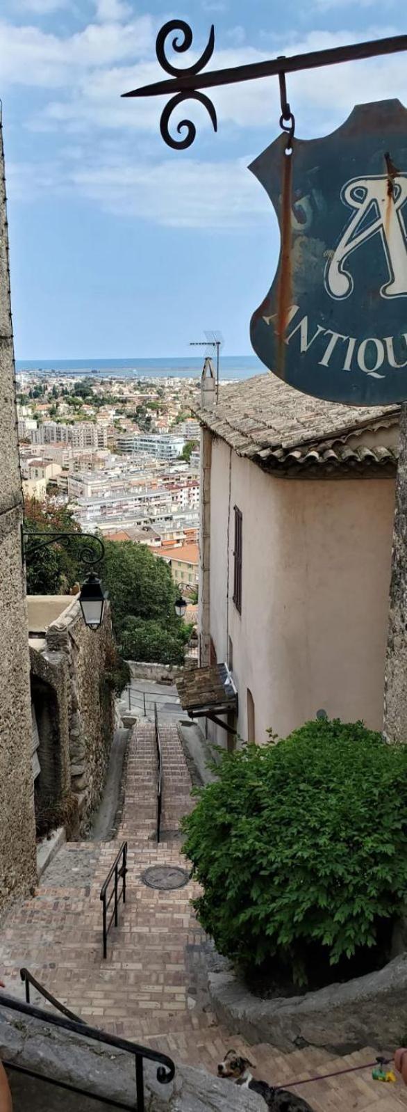 Le Castel - Haut de villa - climatisé - barbecue - jardin Cagnes-sur-Mer Extérieur photo