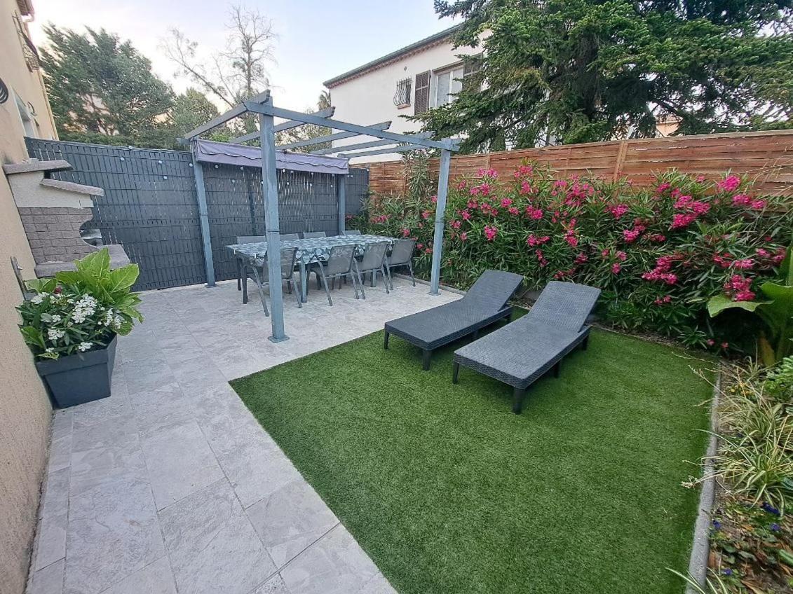 Le Castel - Haut de villa - climatisé - barbecue - jardin Cagnes-sur-Mer Extérieur photo